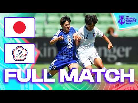 Japan vs Chinese Taipei | Full Match | AFC Women's Asian Cup™ 2026