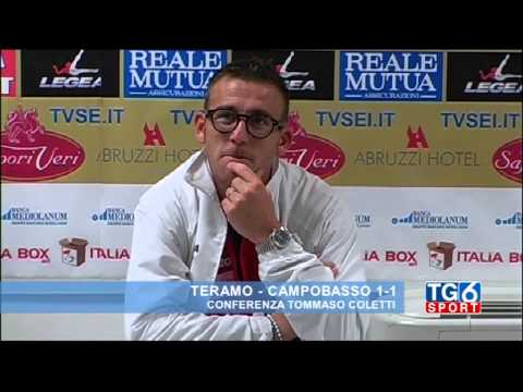 Teramo - Campobasso 1-1: Tommaso Coletti