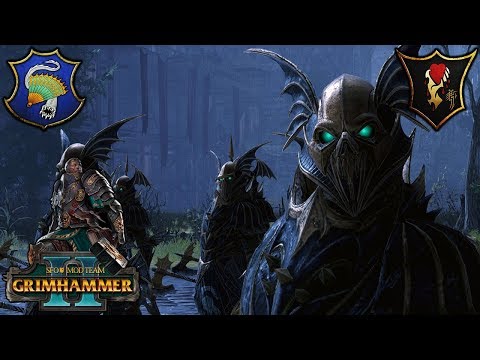 CLOSEST SFO BATTLE EVER! - The Drowned vs. Har Ganeth Dark Elves - Total War Warhammer 2