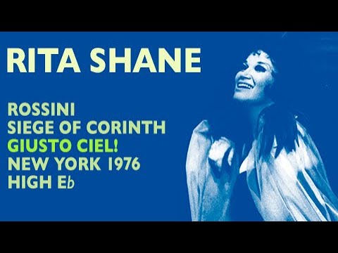 Rita Shane - Rossini: THE SIEGE OF CORINTH, Giusto ciel, New York 1976, High E-flat