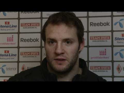 120125 - Intervjuer efter matchen mot Vimmerby HC