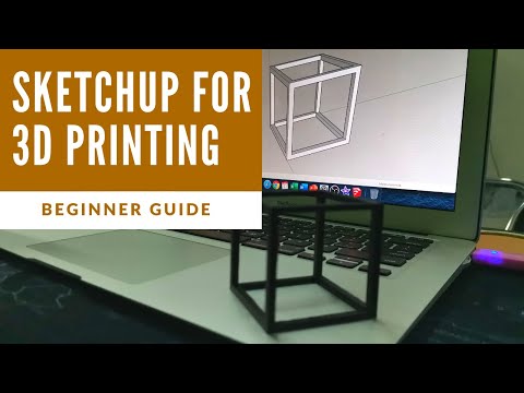 2 Minutes SketchUp for 3D Printing - Beginner Guide