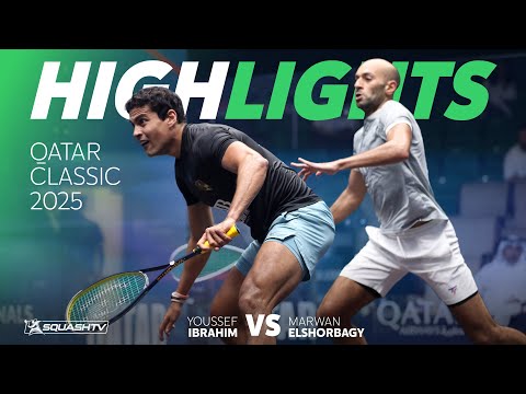 🇪🇬 Ibrahim v Ma. ElShorbagy 🏴󠁧󠁢󠁥󠁮󠁧󠁿 | Qatar Classic 2025 | ROUND 1 HIGHLIGHTS