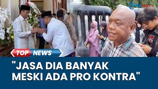 Loper Koran Hadiri Open House Jokowi pada Lebaran 2024, Rela Berdesakan Demi Bertemu sang Presiden