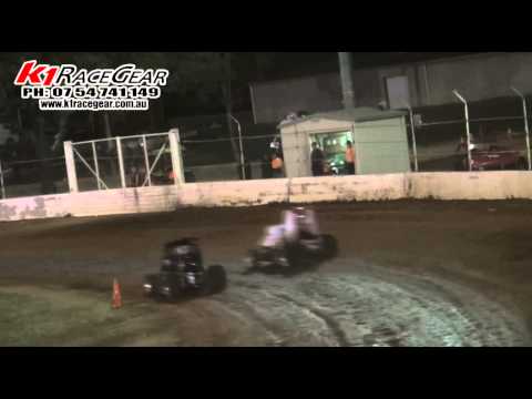 Compact Speedcars - A-Main - Gatton Speedway - 18.05.13