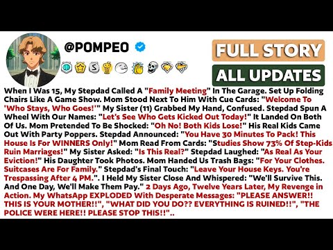 When I Was 15, My Stepdad Called A "Family Meeting" In The Garage. Set Up Folding Chairs Like A...