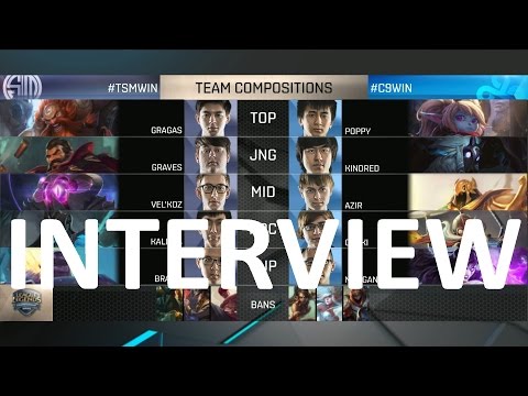 Jensen & Sneaky / Bjergsen & Doublelift C9 vs TSM Post Game Interview
