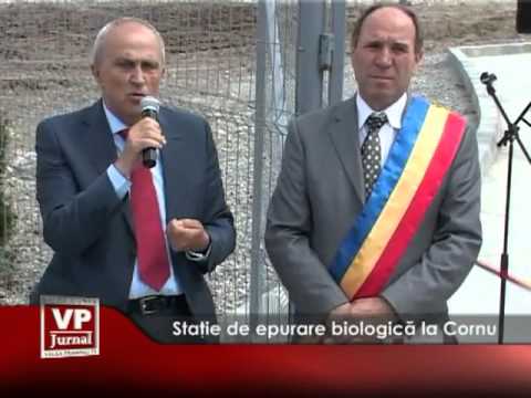 Inauguration of the Cornu wastewater treatment plant in Prahova