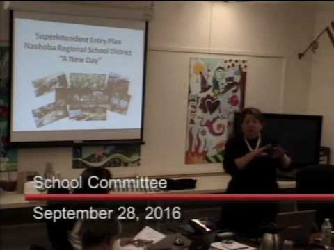 Nashoba Regional School Committee - September 28, 2016