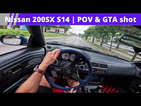 1994 Nissan 200SX S14 | 350 HP | 4K POV & GTA shot #3
