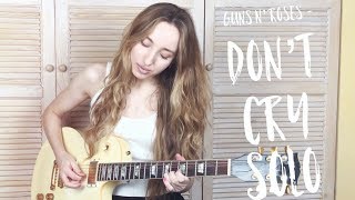 Download lagu Guns N' Roses - Don't Cry solo cover by Yana mp3