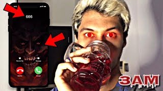 (GONE WRONG) DO NOT DRINK THE DEVIL 666 POTION AT 3AM!! *OMG IT WORKED*