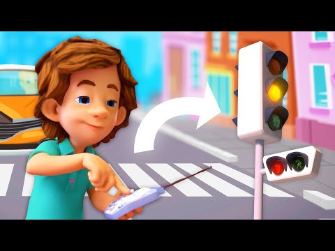 Verkehrsampel: Rotlicht, Grünlicht! | Die Fixies | Animation für Kinder