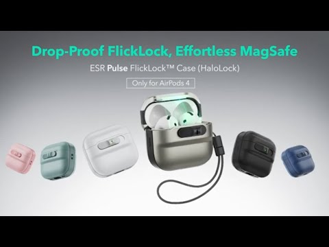 Présentation de la coque AirPods 4 Pulse FlickLock (HaloLock)