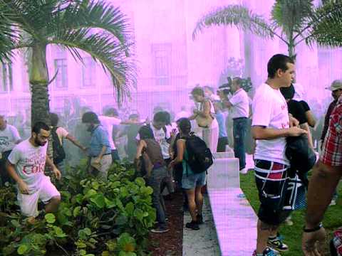 Lo que pasó el 29 de junio de 2010 en el Capitolio...Segunda embestida de la policía.