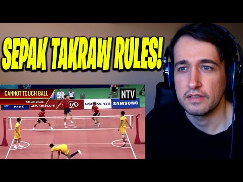 The Rules of Sepak Takraw - EXPLAINED! (REACTION!!)