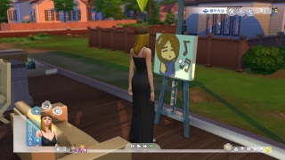 theSims4 little girlがいたずらするぞ
