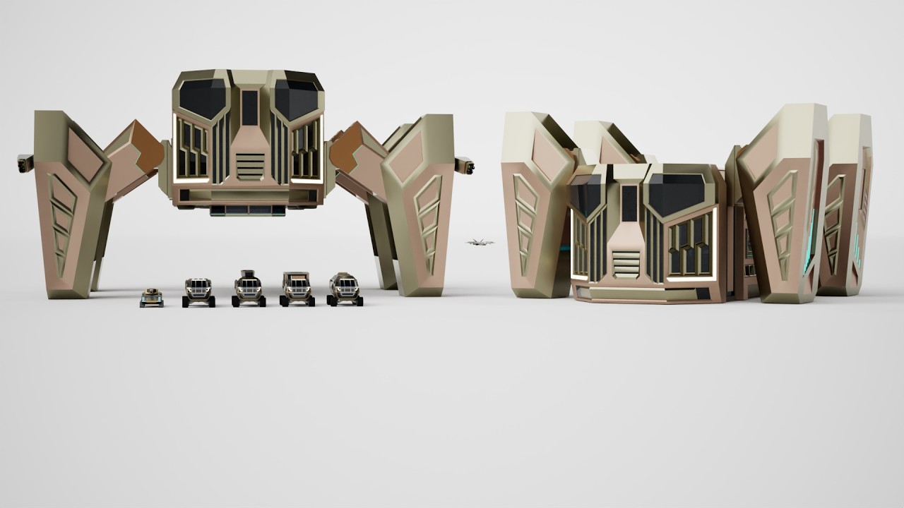 Varlog Mars Frontier Concept Pack 3D Model