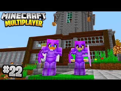 HUGE HOUSE UPGRADE in Minecraft Multiplayer Survival! (Episode 22)