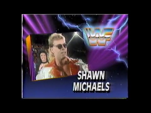 Shawn Michaels in action   SuperStars March 7th, 1992