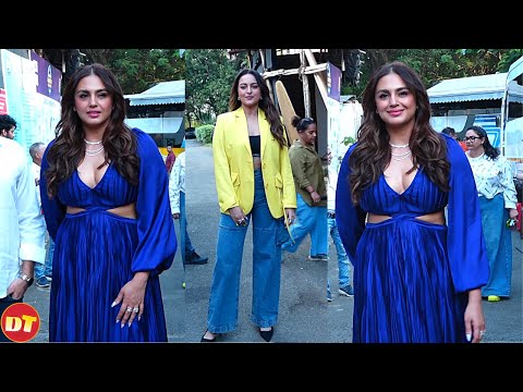 Sonakshi Sinha and Huma Qureshi Arrived on The Kapil Sharma SEt to Promote the Film Double XL