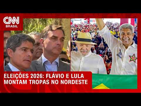 Veja quais movimentos de campanha Flávio e Lula planejam no Nordeste | BASTIDORES CNN