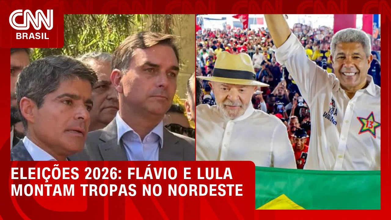 Veja quais movimentos de campanha Flávio e Lula planejam no Nordeste | BASTIDORES CNN