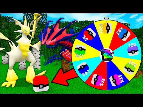 Roleta Lucky Pixelmon Decide Meus Pokémon no Minecraft Pixelmon
