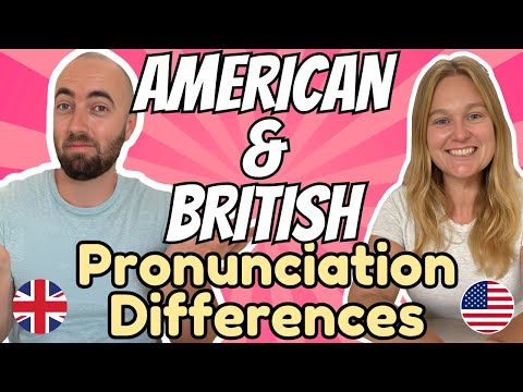 American and British English Pronunciation Differences #1 - UK US English, BrE AmE Speaking Practice