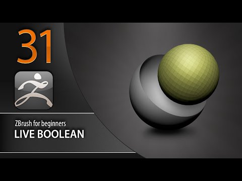 ZBrush for beginners_#31 | Live Boolean