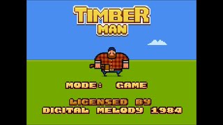 ATARI XL / XE =+ TIMBERMAN =+ NEW AWESOME GAME 2025