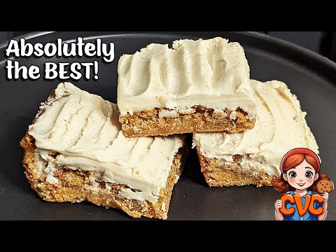Chewy Peanut Butter Bars - Old School Lunchroom Favorite