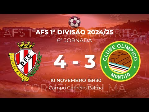 RESUMO | PALMELENSE 4 - 3 OLÍMPICO MONTIJO | 6ª JORNADA - AFS 1ª DIVISÃO 202...