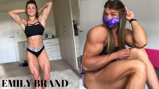 EMILY BRAND I Muscular Fitness Model Amazing workout