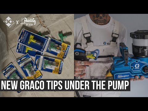NEW GRACO SPRAY TIPS UNDER THE PUMP! TESTING NEW FFLP, LP & WRLP TIPS WITH THE ULTRA QUICKSHOT