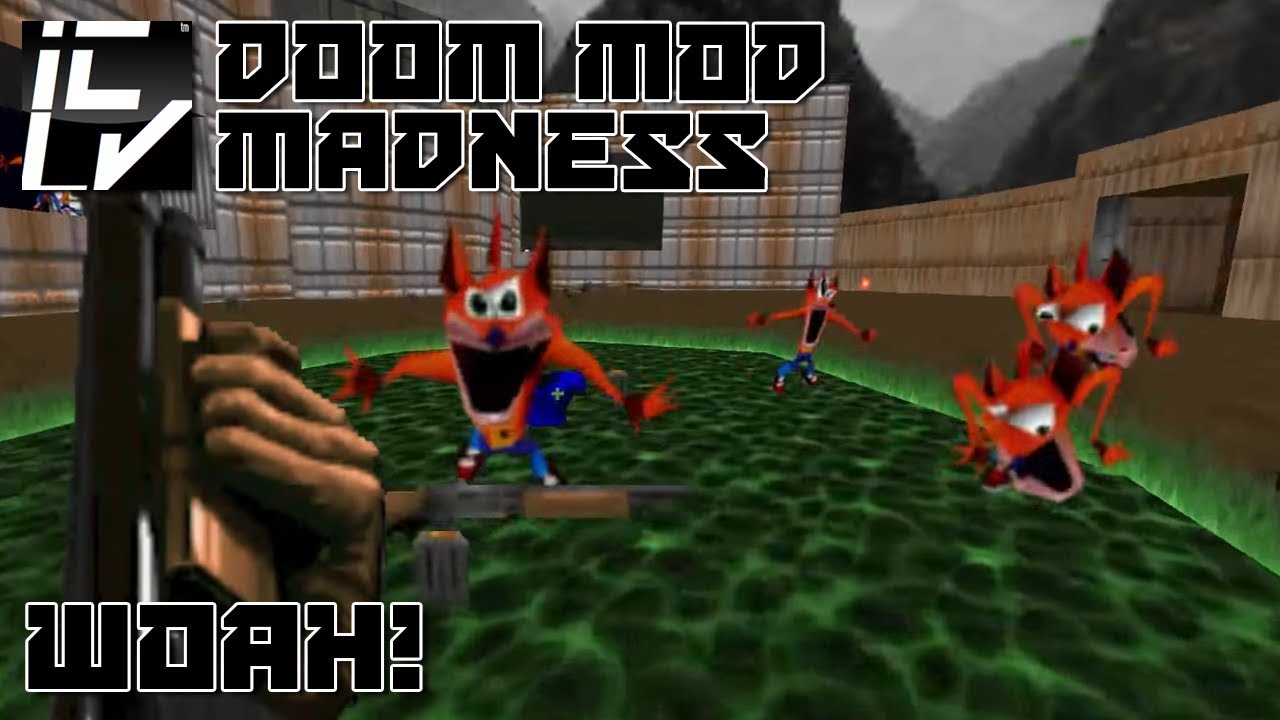 Whoa! Crash Bandicoot Doom - Doom Mod Madness - YouTube