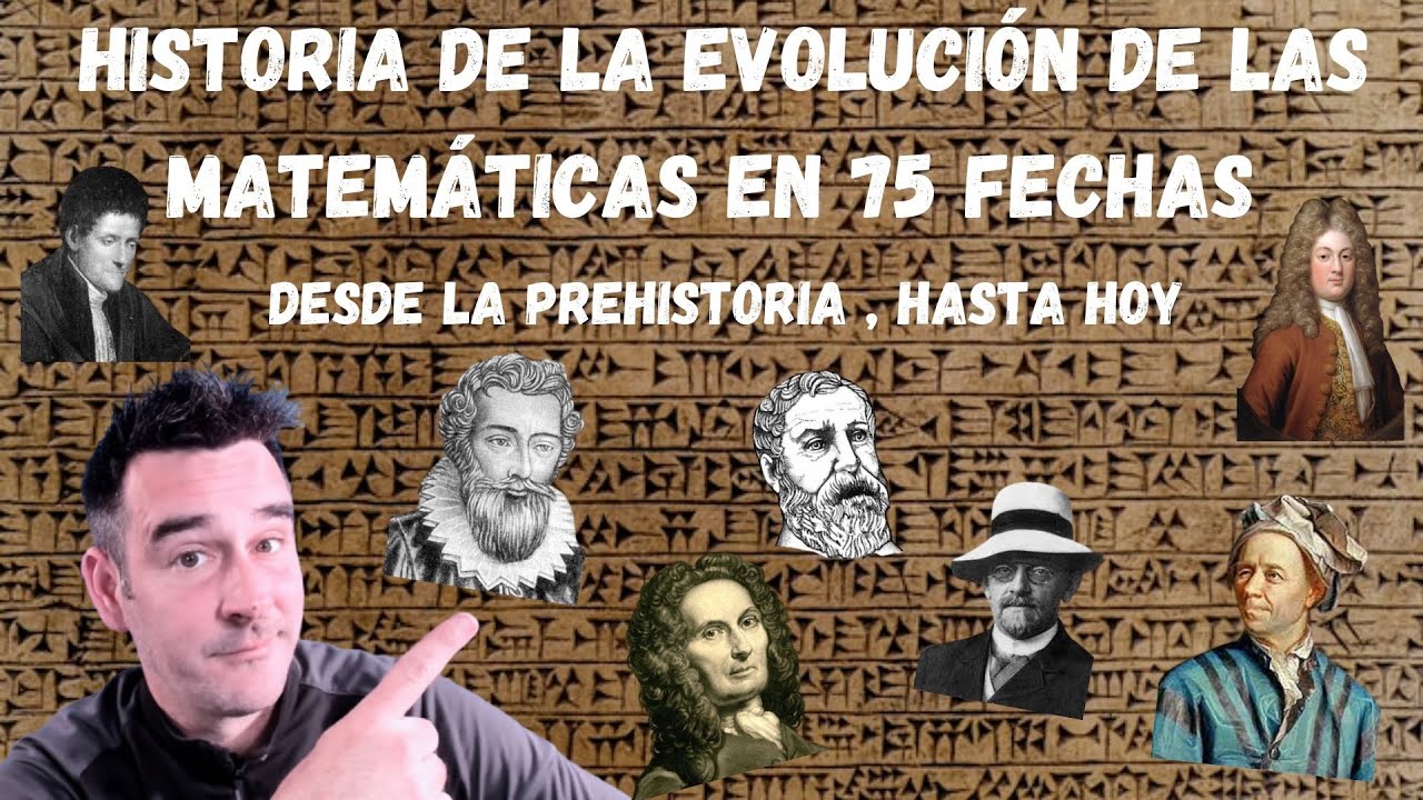 Breve historia de las matemáticas en 75 fechas. Desde la prehistoria hasta hoy.