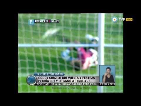 Visión 7 - Partido postergado: Godoy Cruz cortó la racha de Tigre