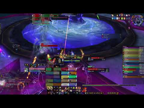 Radiance of Azshara The Eternal Palace  Raid Mythic Guild Epic Wipe- Ragnaros holy paladin pov
