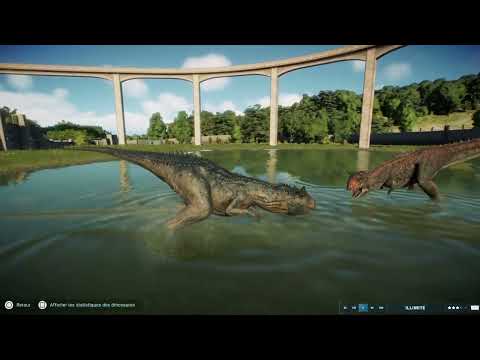 Jurassic World Evolution 2: Dominion Carnotaurus vs Dominion Allosaurus!!!