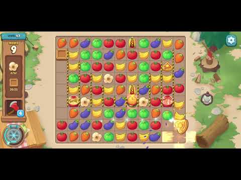 We Bare Bears Match3 Repairs Level 63 - No Boosters