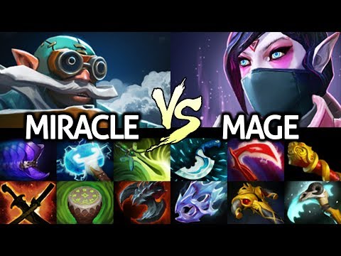 MIRACLE Gyrocopter VS MAGE TA - Tryhard Last Game Patch 7.22 Dota 2