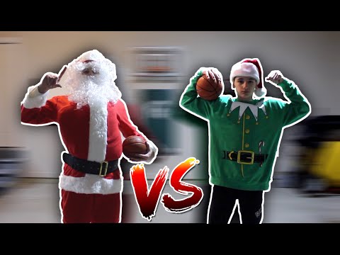 1v1 Mini Basketball *Santa vs Elf*
