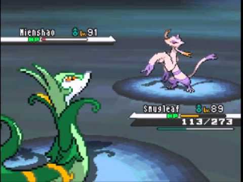 Pokemon Blaze Black Walkthrough 87 - Elite Four Rematch Caitlin & Marshal + Champion Alder