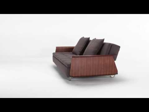 Long Horn Deluxe Excess Sofa Bed w/Arms by Innovation