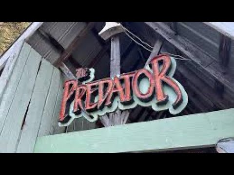 On-ride point of view of Predator