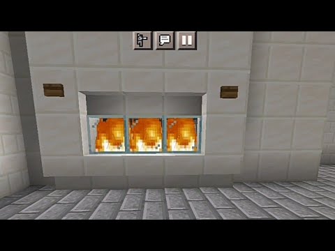 Ultimate Redstone Fireplace Build in Minecraft