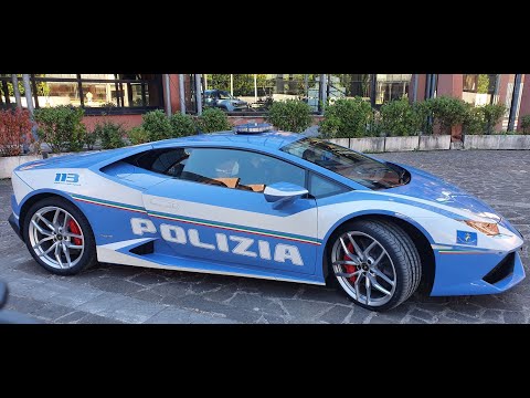 Lamborghini Huracán e Polizia Stradale. insieme per salvare delle vite