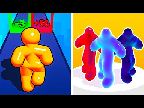 Join Blob Clash 3D  vs Tall Man Run |⭐✅❤️✅⭐| All Level Gameplay Android iOS BE2411