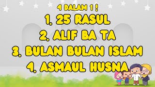 Download lagu 4 In 1 ! Nasyid 25 Rasul , Bulan Bulan Islam , Alif Ba Ta & Asmaul Husna !(by Little Luth Animation) mp3